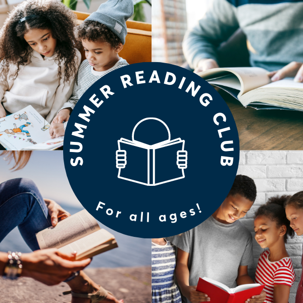 Summer Reading Club for all ages poster