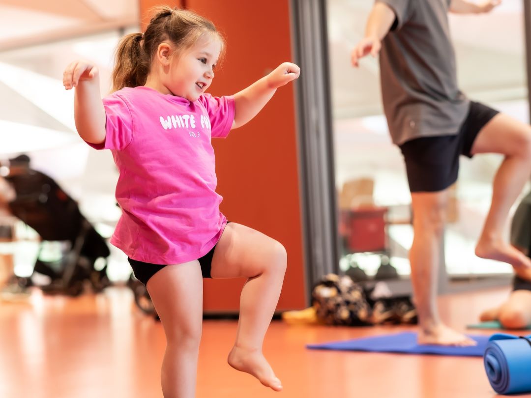 Young Girl doing Yoga