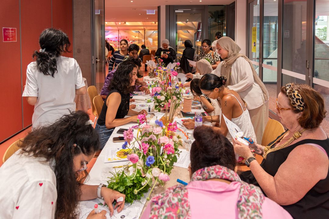 People sitting at the table