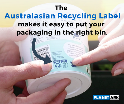 The Australiasian Recycling Label makes it easy to put your packaging in the right bin