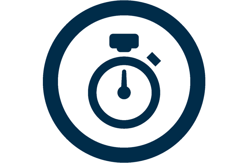 Image of a stopwatch symbolising that success in delivering Services offered by the City of Parramatta, is a measure of time and how quickly the services are delivered