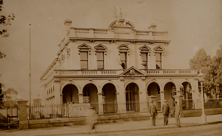 Parramatta Town Hall, circa 1900
