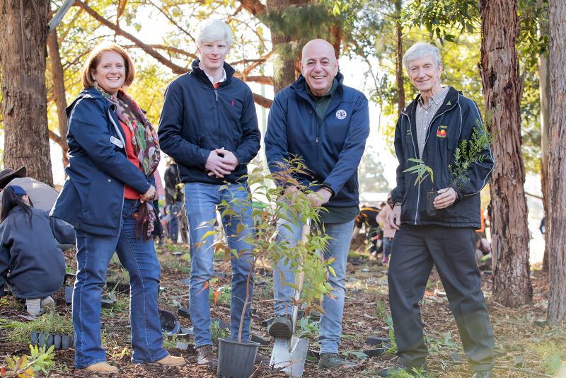City of Parramatta Lord Mayor and Councillors at National Tree Day