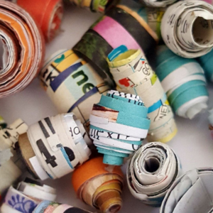 Upcycled Paper rolls
