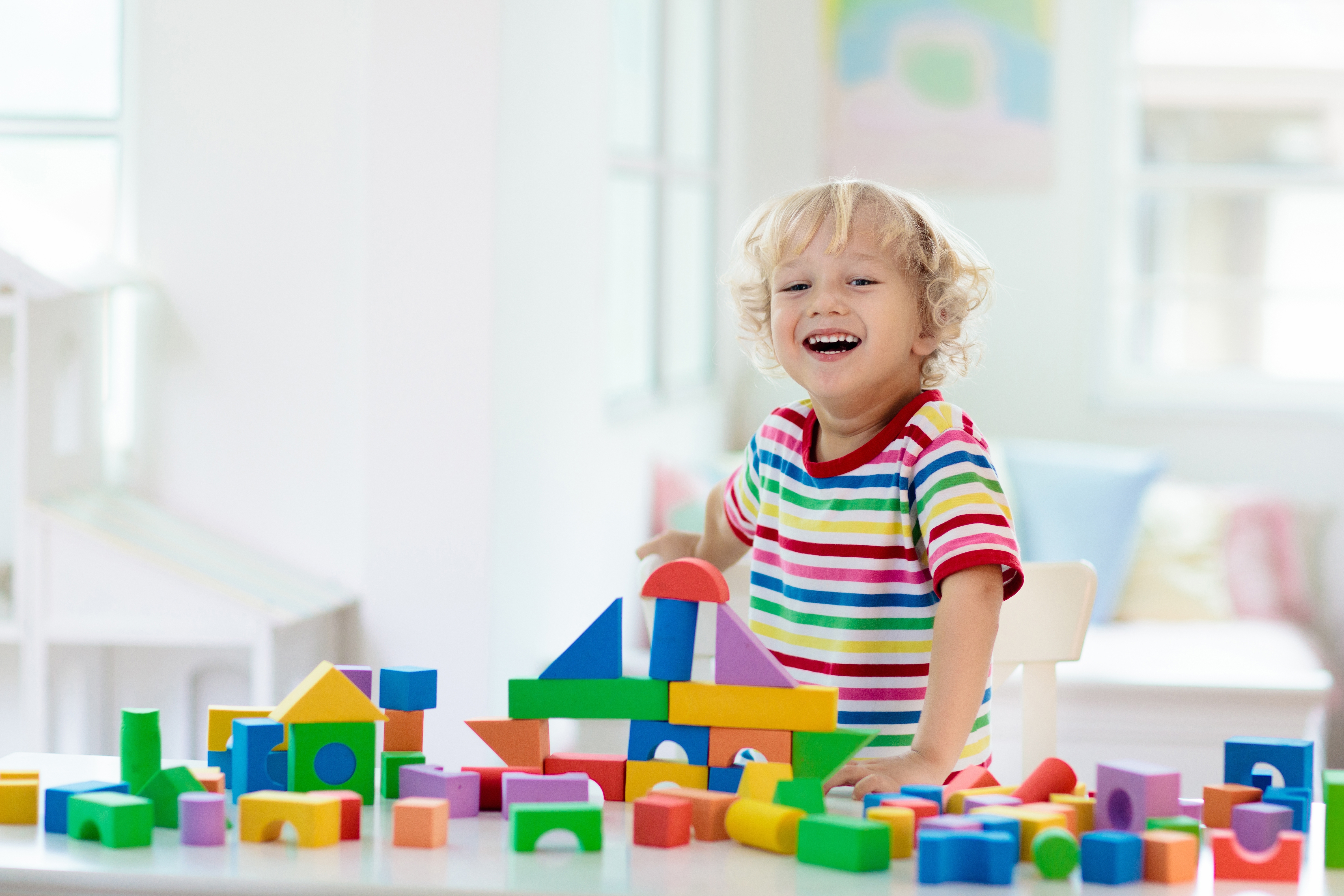 Boy with Blocks