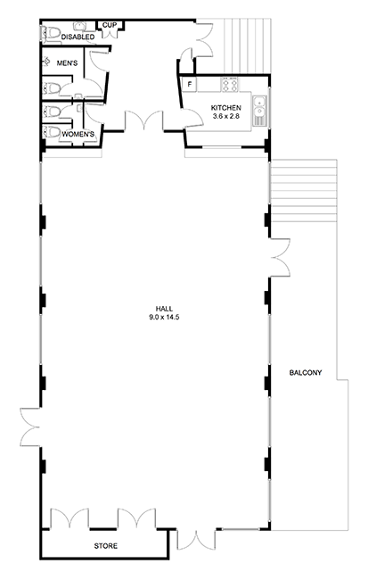 West Epping Community Centre floor plan